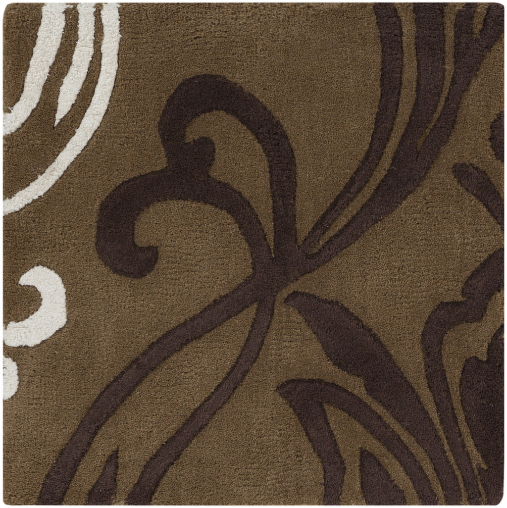 Surya Modern Classics CAN-2009 Chocolate Hand Tufted Area Rug by Candice Olson Sample Swatch