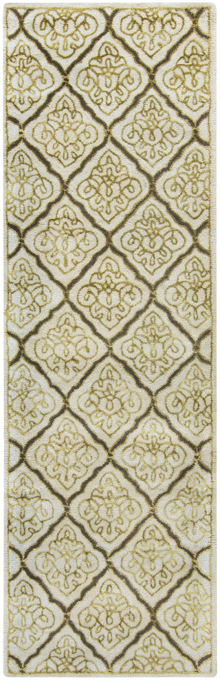 Surya Modern Classics CAN-2014 Ivory Area Rug by Candice Olson 2'6'' X 8' Runner