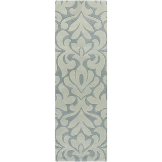 Surya Modern Classics CAN-2018 Sky Blue Area Rug by Candice Olson 2'6'' x 8' Runner