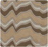 Surya Modern Classics CAN-2028 Mocha Hand Tufted Area Rug by Candice Olson Sample Swatch