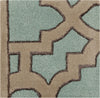 Surya Modern Classics CAN-2034 Teal Hand Tufted Area Rug by Candice Olson 16'' Sample Swatch