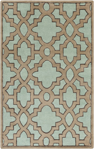 Surya Modern Classics CAN-2034 Teal Area Rug by Candice Olson 5' x 8'