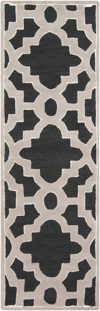 Surya Modern Classics CAN-2036 Black Area Rug by Candice Olson 2'6'' x 8' Runner