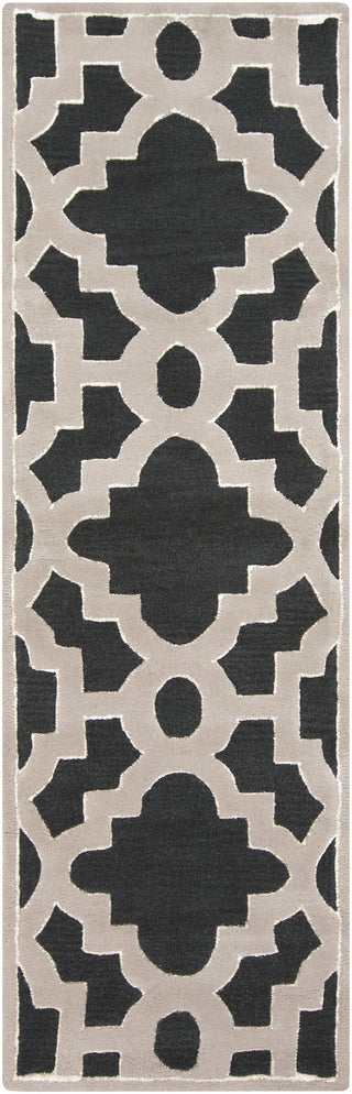 Surya Modern Classics CAN-2036 Black Area Rug by Candice Olson 2'6'' X 8' Runner