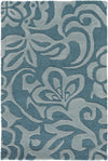 Surya Modern Classics CAN-2047 Teal Area Rug by Candice Olson 2' x 3'