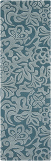 Surya Modern Classics CAN-2047 Teal Area Rug by Candice Olson 2'6'' x 8' Runner