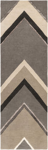Surya Modern Classics CAN-2059 Charcoal Area Rug by Candice Olson 2'6'' X 8' Runner