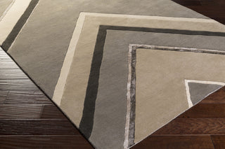 Surya Modern Classics CAN-2059 Charcoal Area Rug by Candice Olson 5x8 Corner