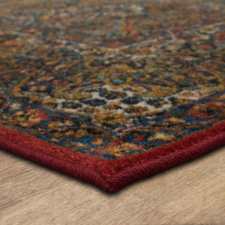 Karastan Kaleidoscope Canterbury Red Area Rug Lifestyle Image