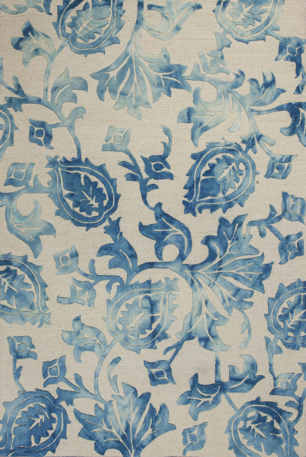 KAS Canvas 2306 Ivory/Blue Finesse Area Rug