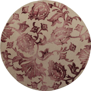 KAS Canvas 2308 Beige/Red Finesse Area Rug 