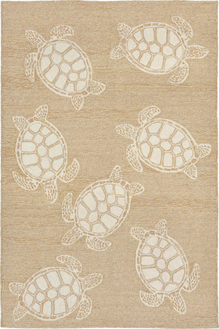 Trans Ocean Frontporch Turtle Ivory/Cream by Liora Manne