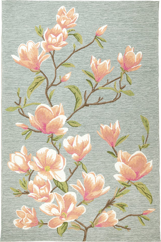 Trans Ocean Capri 1732/93 Magnolia Blue Area Rug by Liora Manne