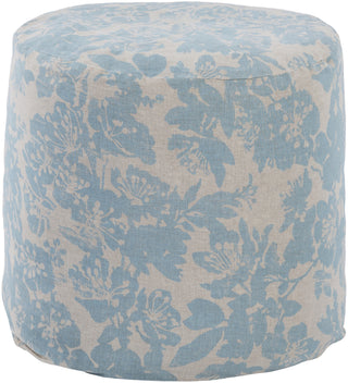 Surya Clara CAPF-001 Blue Pouf