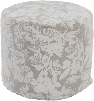 Surya Clara CAPF-006 Gray Pouf