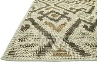 Loloi Capri CX-04 Beige / Brown Area Rug Corner Shot