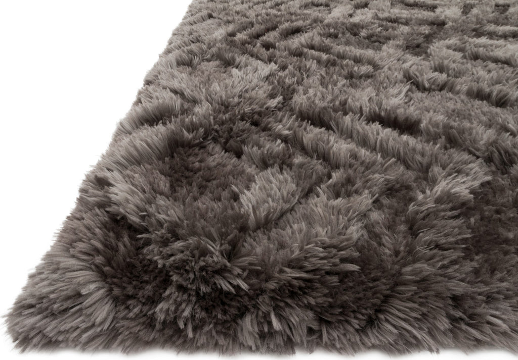 Loloi Caspia CAP-03 Charcoal Area Rug by Justina Blakeney Lifestyle Image Feature