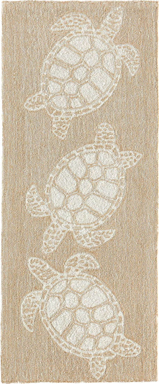 Trans Ocean Frontporch Turtle Ivory/Cream by Liora Manne