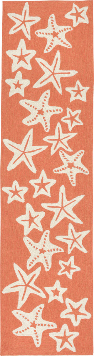 Trans Ocean Frontporch Starfish Orange by Liora Manne