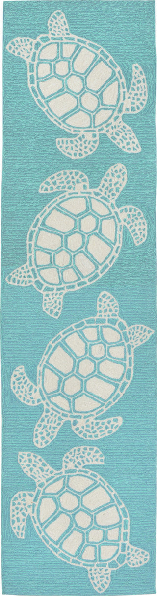 Trans Ocean Frontporch Turtle Blue by Liora Manne