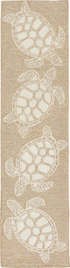 Trans Ocean Frontporch Turtle Ivory/Cream by Liora Manne