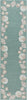 Trans Ocean Capri 1723/04 Seashell Border Blue Area Rug by Liora Manne