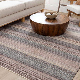 Karastan Echo Caprice Grey Area Rug Lifestyle Image Feature