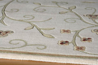 Momeni Capri CR-01 Ivory Area Rug Corner Shot