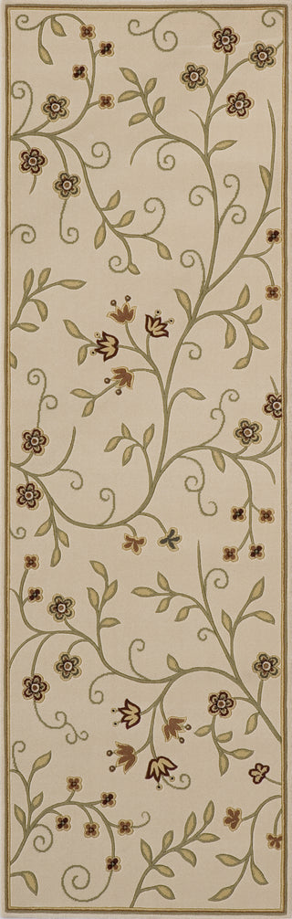 Momeni Capri CR-01 Ivory Area Rug Runner