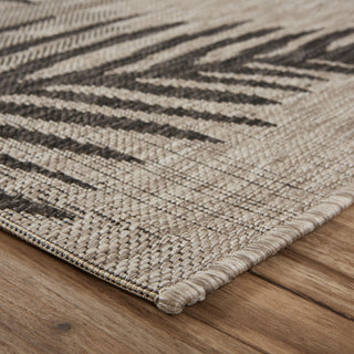 LR Resources Captiva 81016 Beige / Black Area Rug Alternate Image