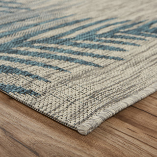 LR Resources Captiva 81021 Gray / Blue Area Rug Alternate Image