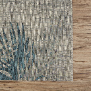 LR Resources Captiva 81021 Gray / Blue Area Rug Alternate Image