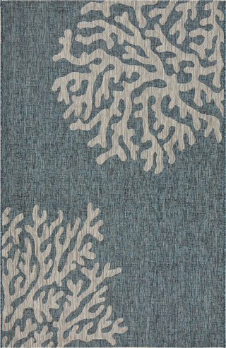 LR Resources Captiva 81022 Blue / Gray Area Rug main image