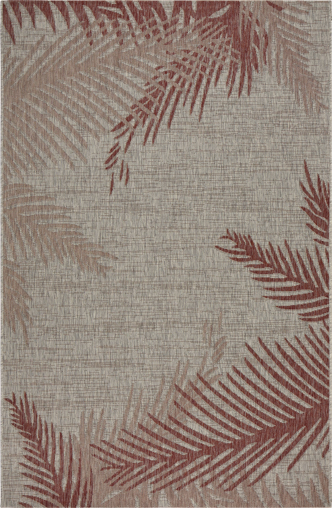 LR Resources Captiva 81023 Red / Beige Area Rug main image