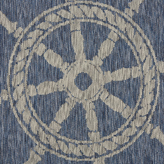 LR Resources Captiva 81025 Navy / Gray Area Rug Alternate Image