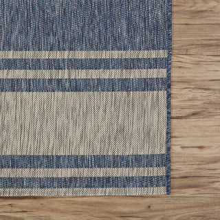 LR Resources Captiva 81025 Navy / Gray Area Rug Alternate Image