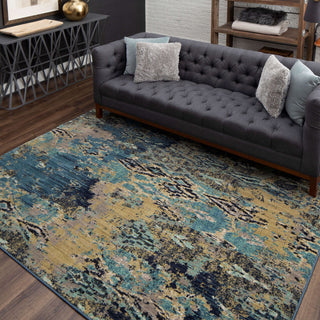 Karastan Intrigue Captivate Indigo Area Rug Main Image