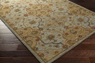 Surya Carrington CAR-1008 Moss Hand Tufted Area Rug 5x8 Corner