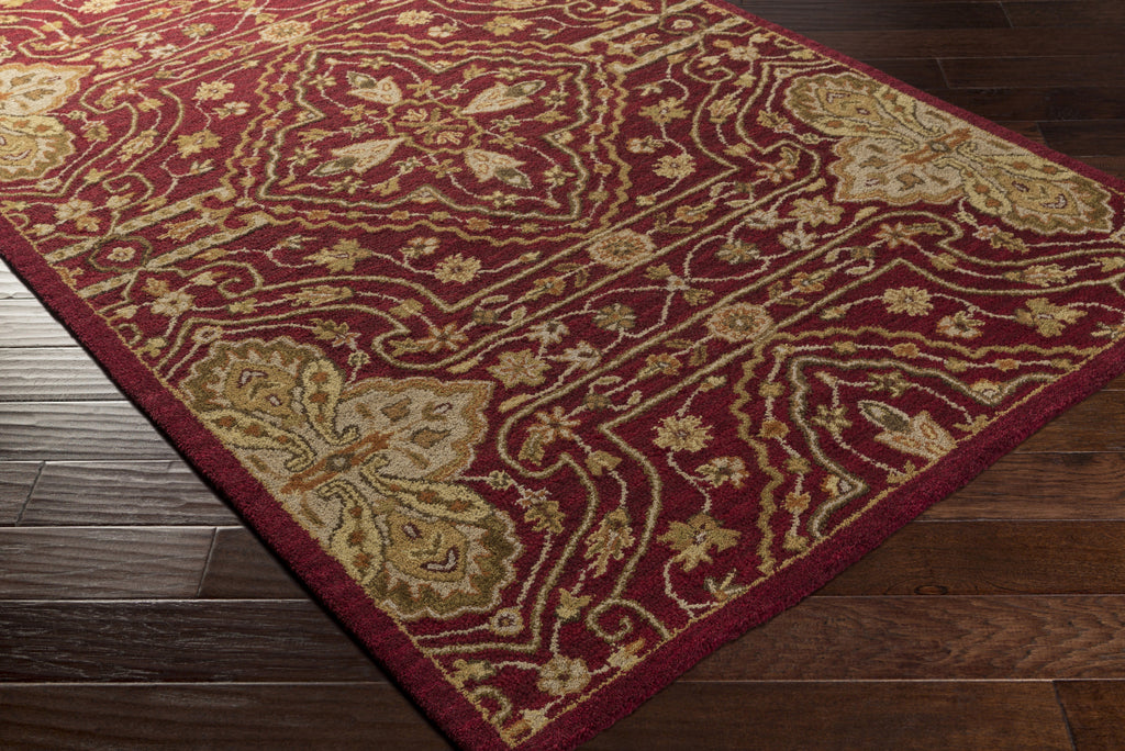 Surya Carrington CAR-1010 Area Rug 5x8 Corner Feature