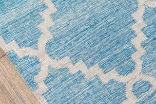 Momeni Caravan CAR-7 Blue Area Rug Closeup