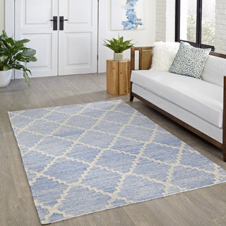 Momeni Caravan CAR-7 Blue Area Rug Runner Feature