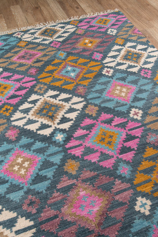 Momeni Caravan CAR12 Multi Area Rug Corner Shot