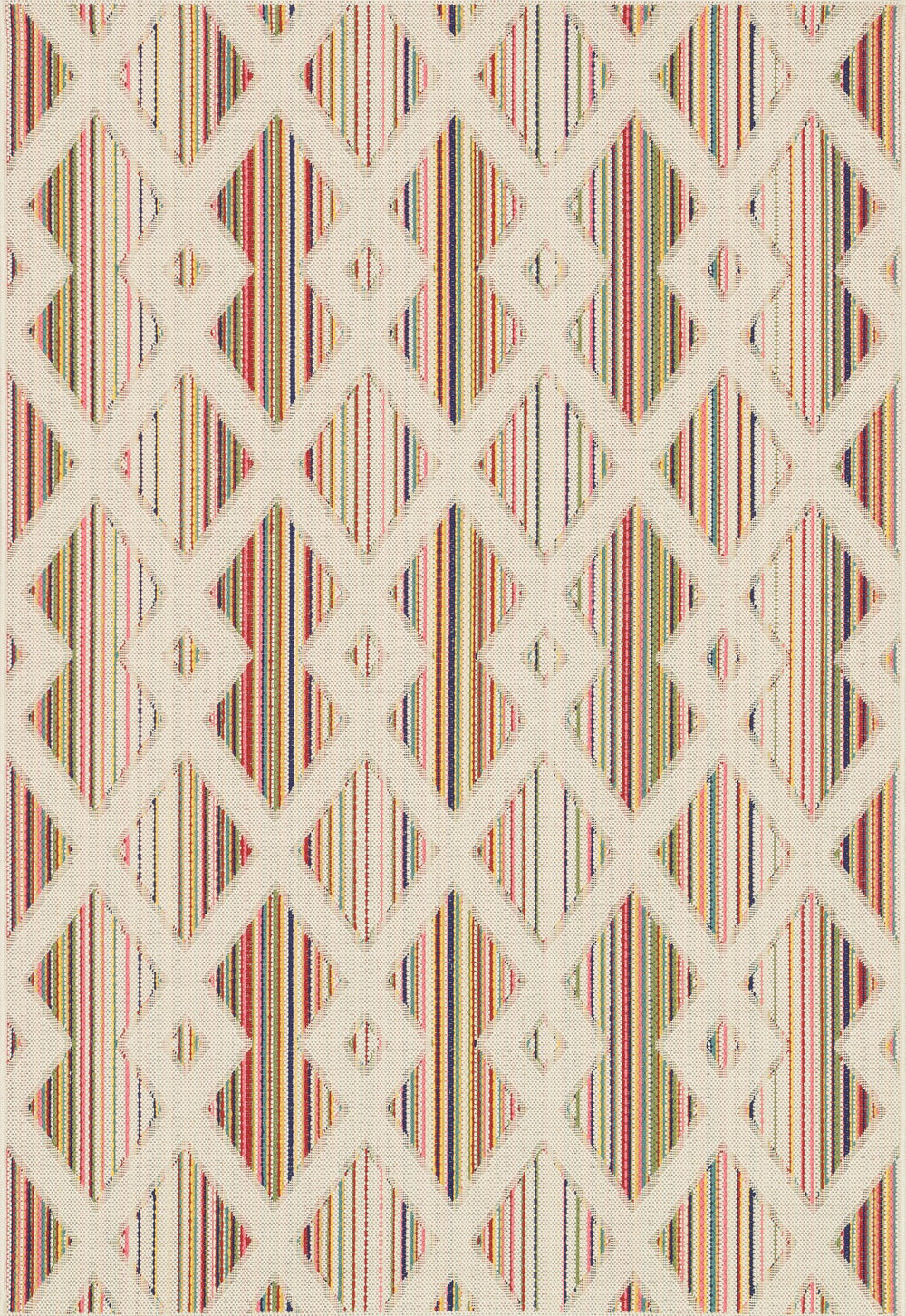 Loloi Carmen HCA03 Ivory/Multi Area Rug
