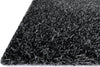 Loloi Carrera Shag CG-02 Black / Slate Area Rug 