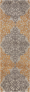 Surya Caspian CAS-9914 Charcoal Hand Knotted Area Rug 2'6'' X 8' Runner