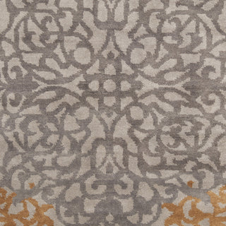 Surya Caspian CAS-9914 Charcoal Hand Knotted Area Rug Sample Swatch