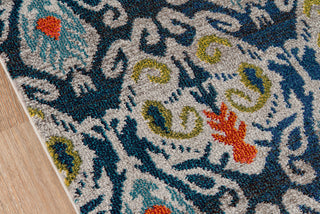 Momeni Casa CAS-2 Navy Area Rug Closeup