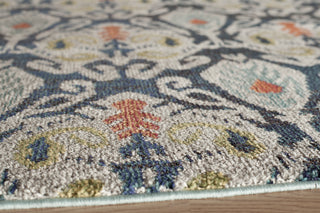 Momeni Casa CAS-2 Navy Area Rug Closeup