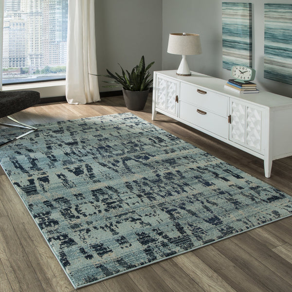 Momeni Casa CAS-4 Ocean Blue Area Rug – Incredible Rugs and Decor