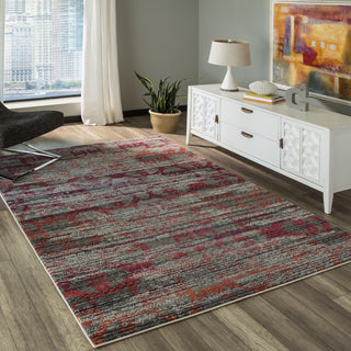 Momeni Casa CAS-5 Orange Area Rug Room Scene Feature